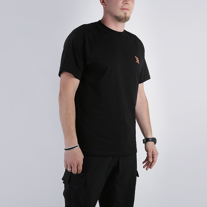 мужская черная футболка Carhartt WIP S/S Power Vegabonds T-Shirt I026847-black - цена, описание, фото 1
